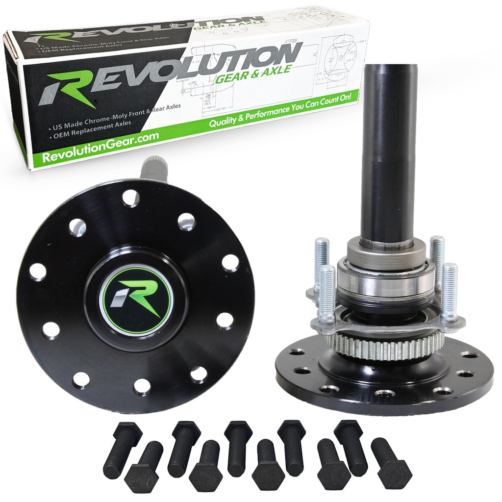Kit de eje trasero de la serie Discovery Dana 44 4340 Chromoly de 32 splines Rubicon Wrangler JK 2007-18                                          Revolution Gear

