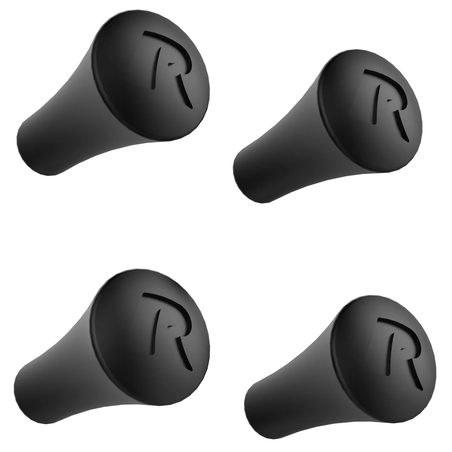 Paquete De 4 Tapas De Goma RAM X-Grip De Repuesto Ram Mounts