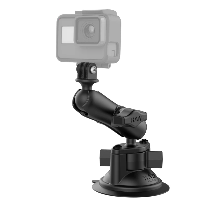 [RAM-B-166-GOP1U] Soporte De Ventosa Con Adaptador De Cámara De Acción - Medio                   
Ram  Mounts
                