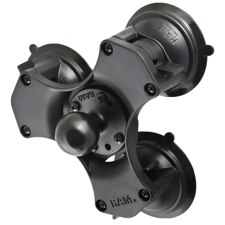 Bloqueo Giratorio Base De Bola De Triple Ventosa - Tamaño C Ram Mounts